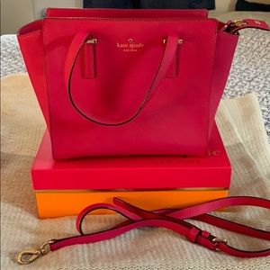 Pink Kate Spade Leather Handbag